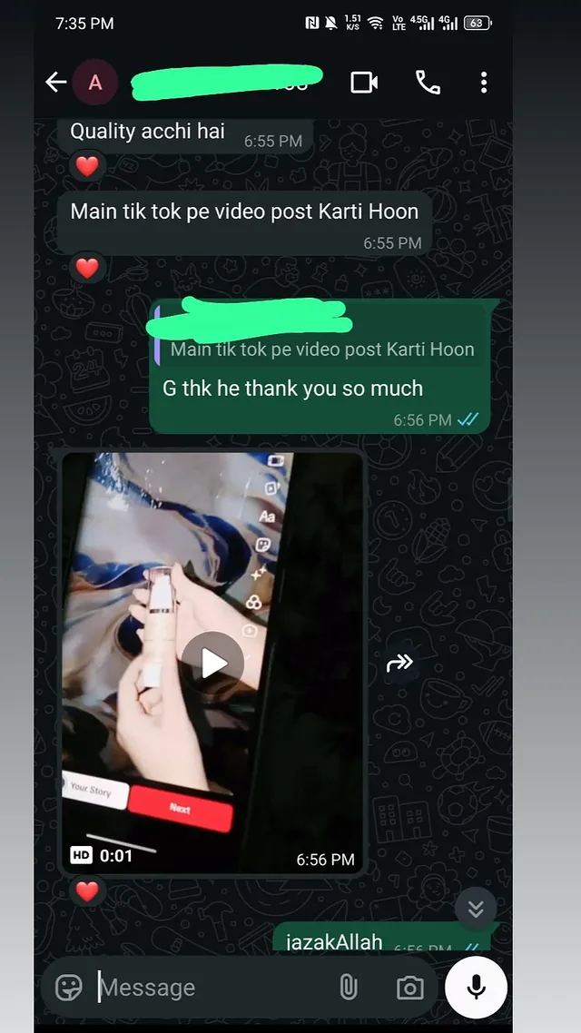 customer review whatsapp image 2